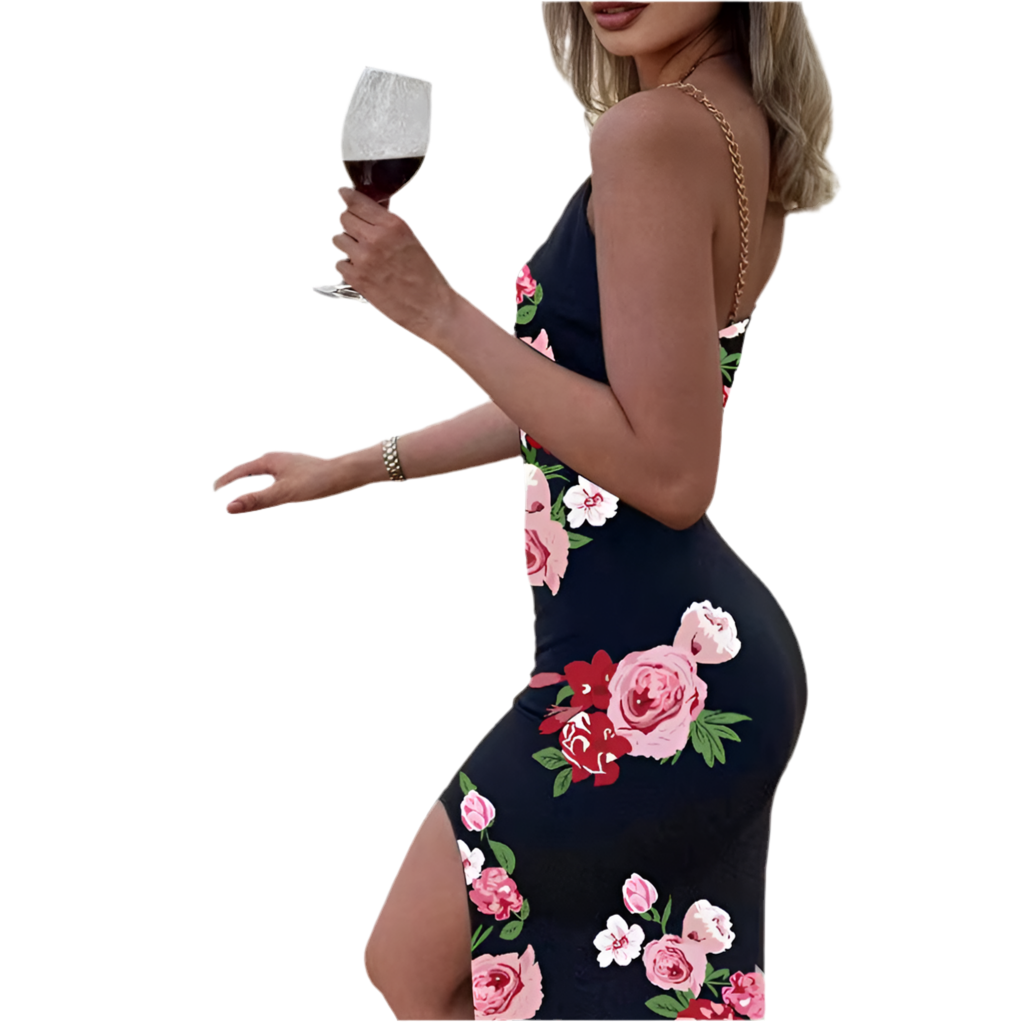 Fashion Women Western Print Summer Vacation Dress