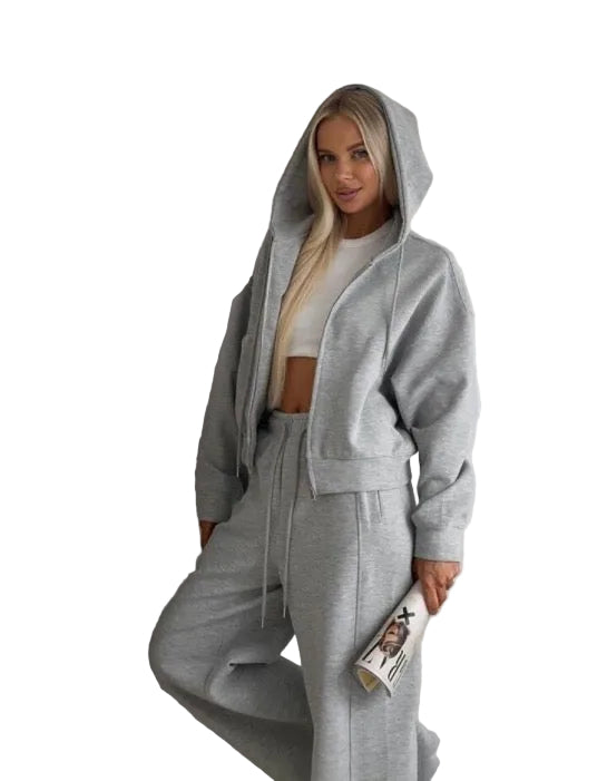 Two-Piece Fashion Sweatpants Set – Cozy & Effortlessly Stylish