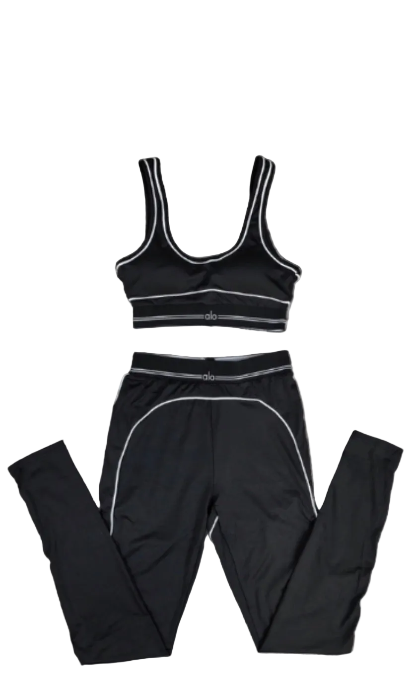 Sculpted Contrast Activewear Set