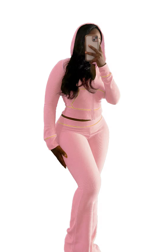 2 piece winter waffle set