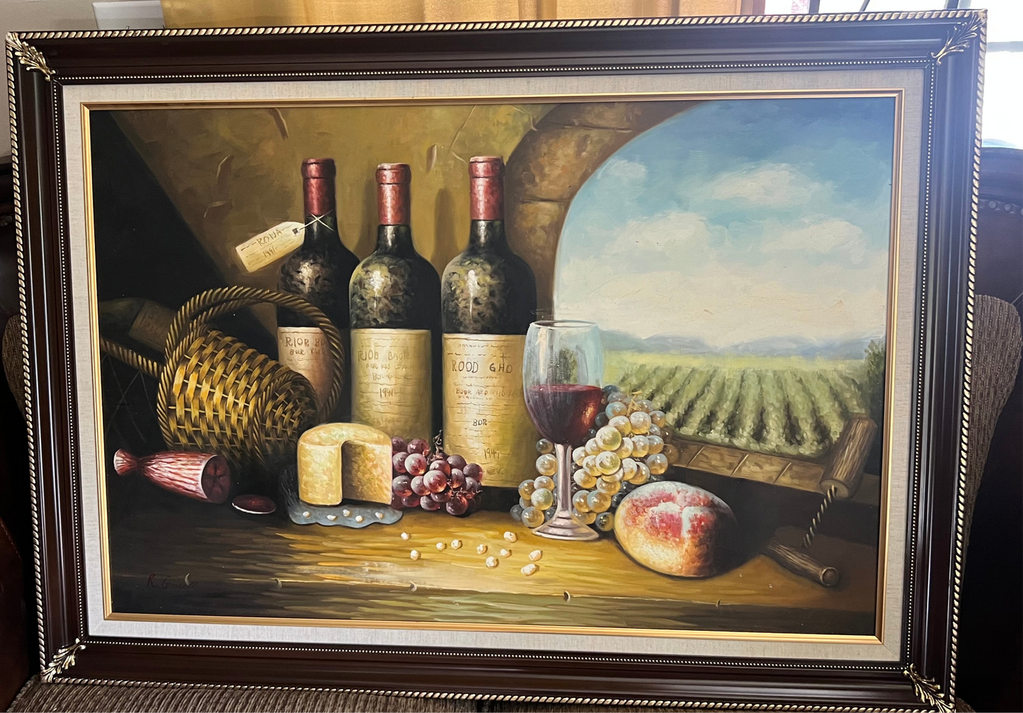 Beautiful Winery painting