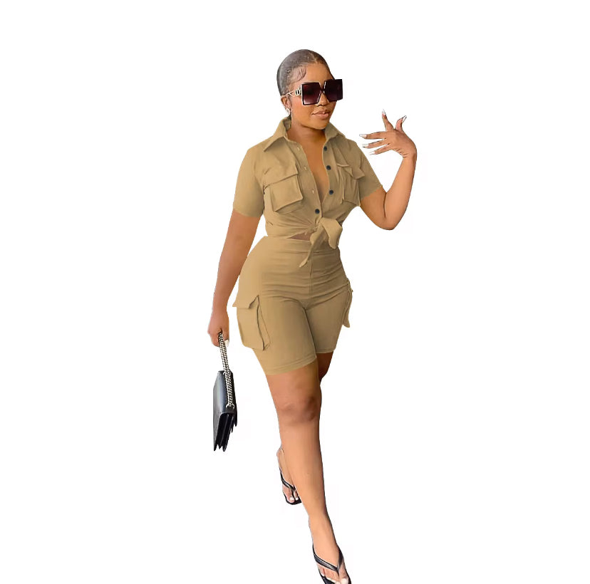 Women Short Sets With Pockets Latest Fashion for Women Outfits