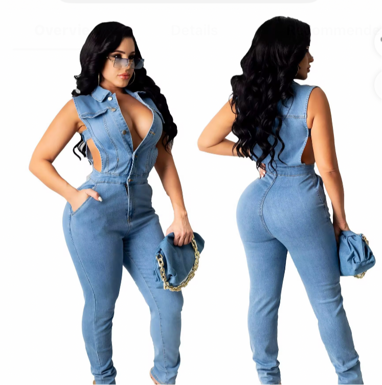 European and American Wear Fashion Denim Women's Slim