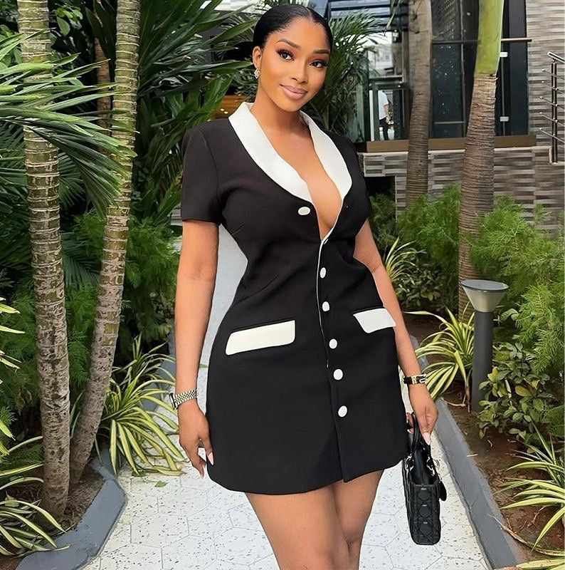 Black and white one piece