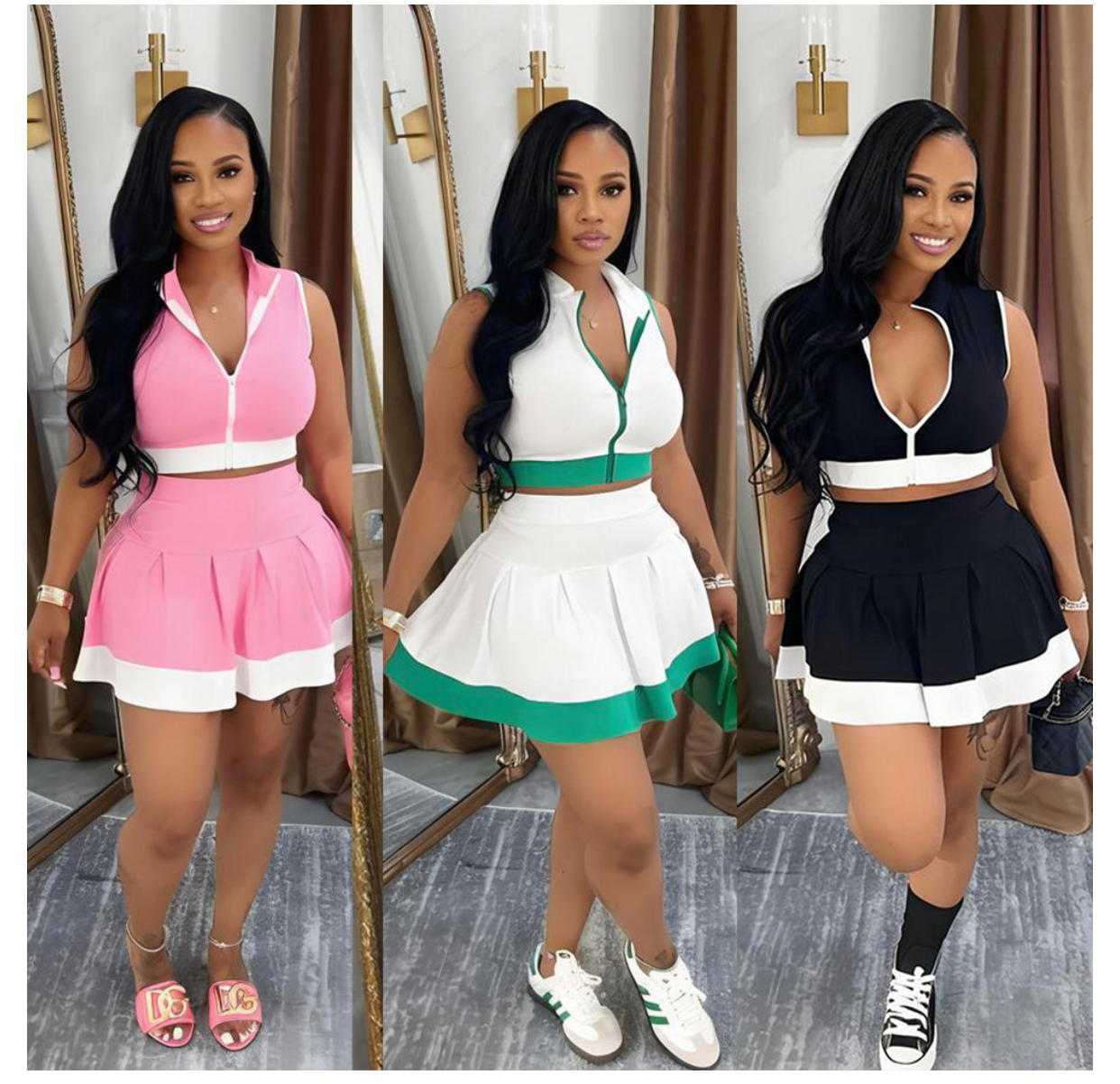 Structured Elegance Midi Dress