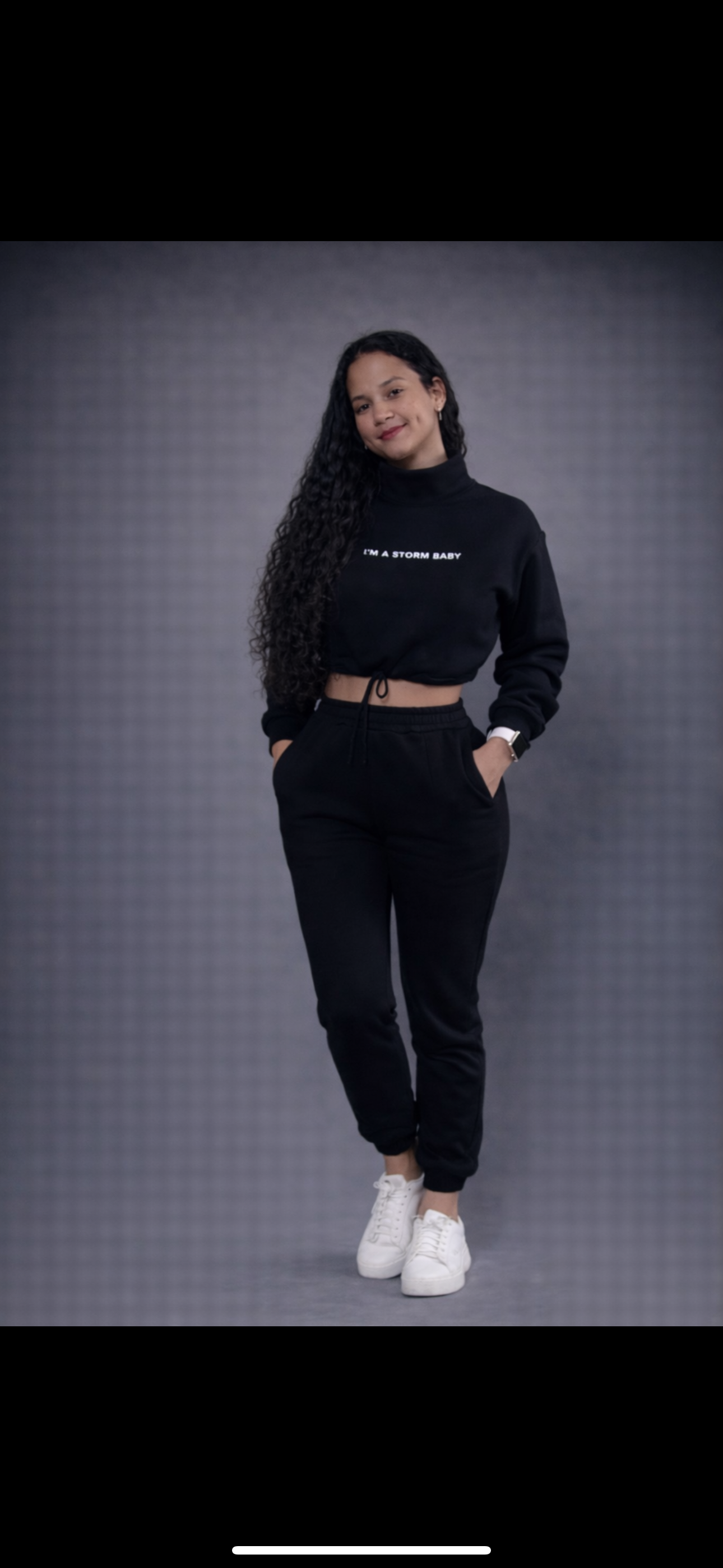 Two-Piece Fashion Sweat pant Set – Trendy Tummy Cut with Drawstrings