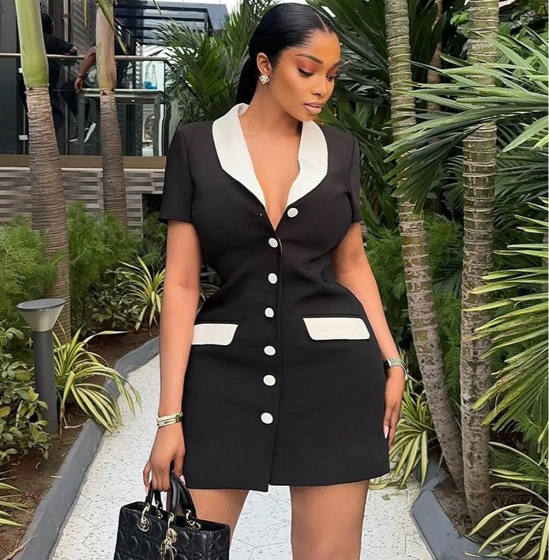 Black and white one piece