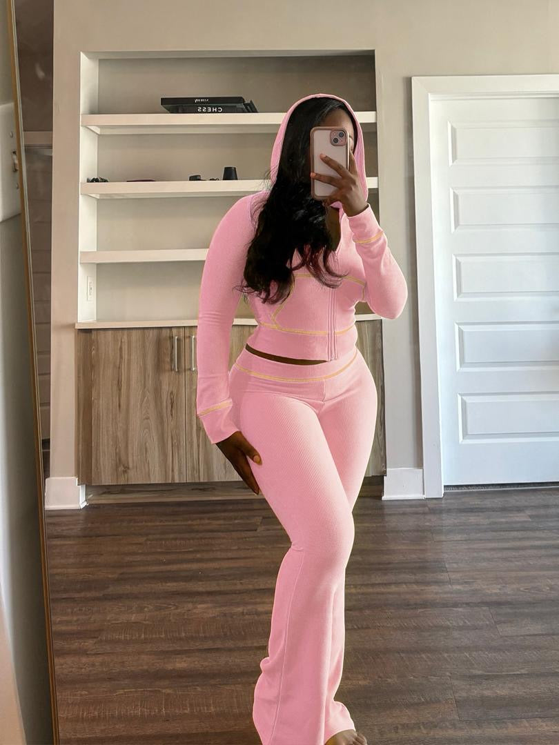 2 piece winter waffle set