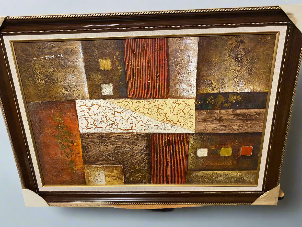 Painting of diverse wood